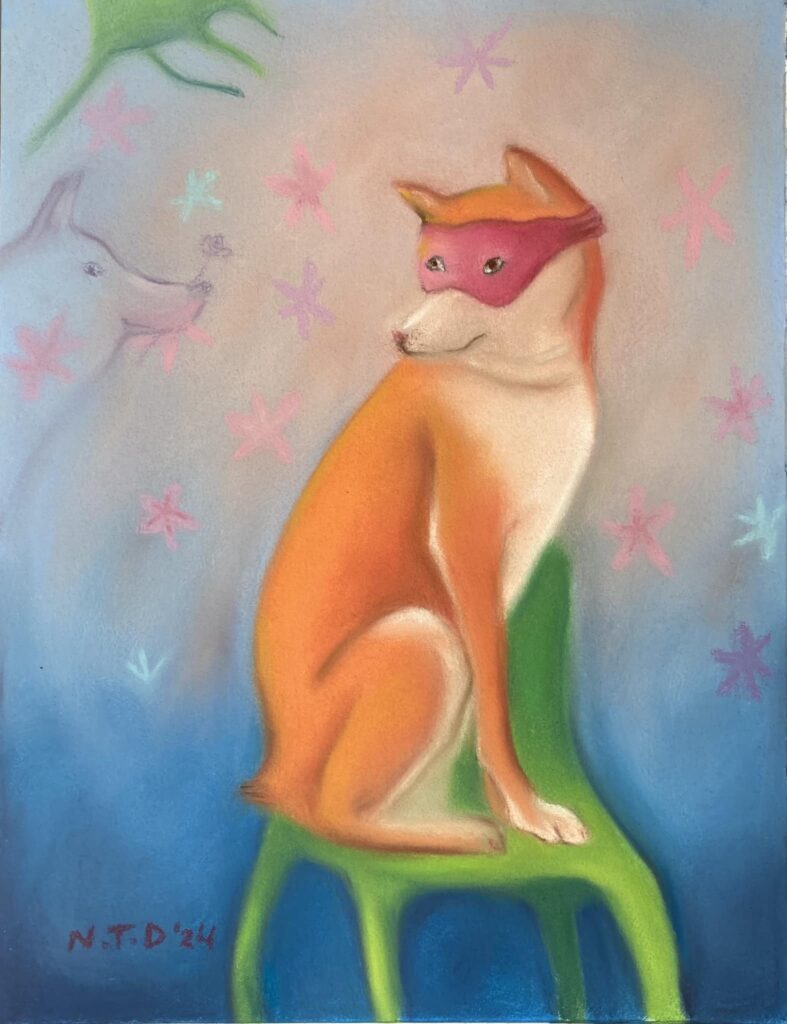 KitKat và ghế xanh