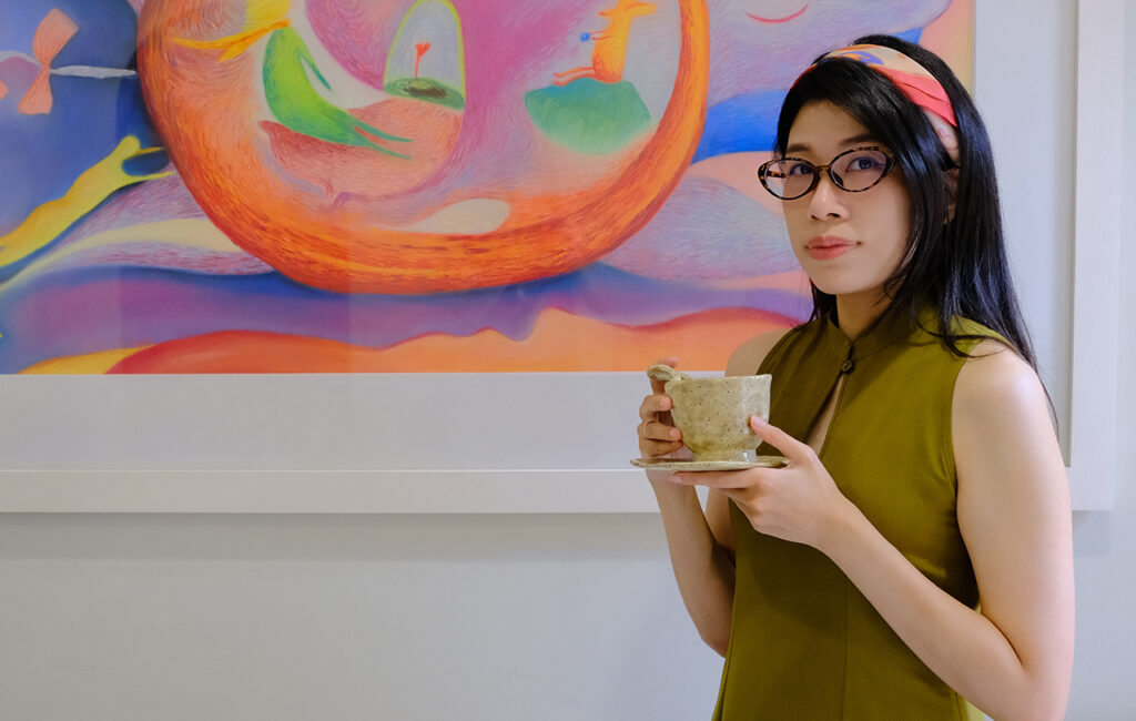 Khách tới chơi Katyla art hub